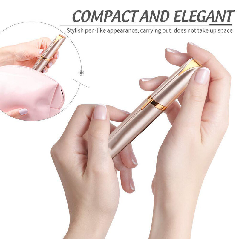 Hight Quality Brows Eyebrow Trimmer Electric Hair Remover Painless Shaver Painless Personal Face Care Instant Hair Remover Tool