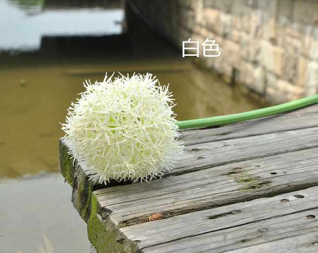 Factory outlets] round scallions simulation flower artificial flowers simulation flowers manufacturers opened with wedding house