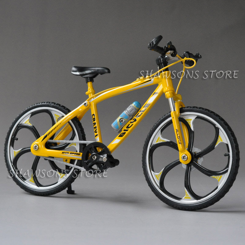 Model mainan sepeda Diecast, skala 1:8 XC Cross Country sepeda gunung MTB Replika Miniatur