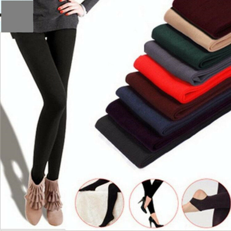 Autumn and winter pull pants thickening pantyhose velvet warm pants single layer 200D leggings even foot stockings women wholesa