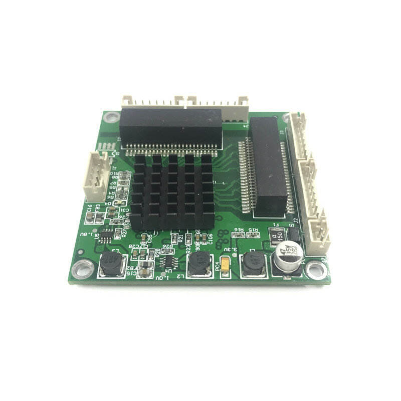 Klasy przemysłowej mini 3/4 port transferu moduł Gigabit przełącznik 10/100/1000 Mbps szeroki temperatura mini trzy cztery port switchmodule