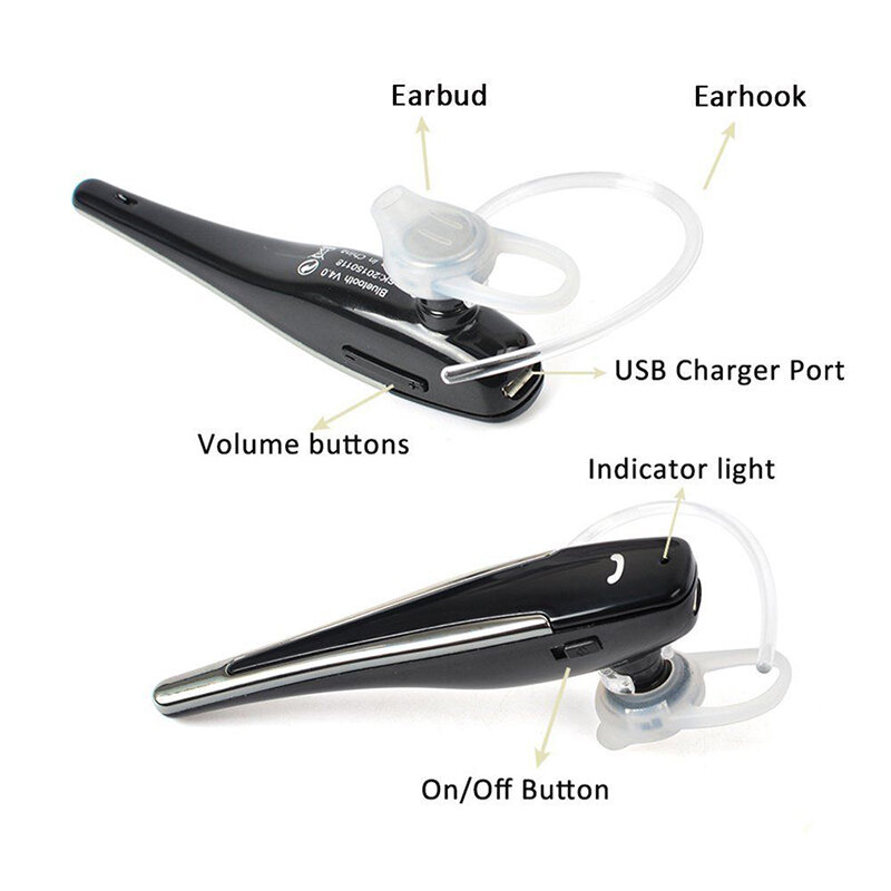 Radio bidireccional para walkie-talkie, auriculares inalámbricos para Motorola Baofeng uv-82 HYT, Bluetooth, manos libres, casco de bicicleta, 2 uds.