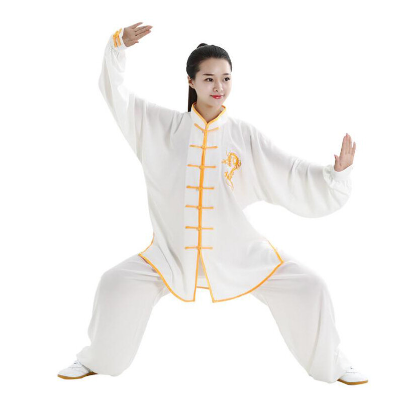 Uniforme de artes marciales, trajes de Kung Fu, ropa de Tai Chi de manga larga, ropa tradicional china, Taiji al aire libre, Sprots de la noche para caminar