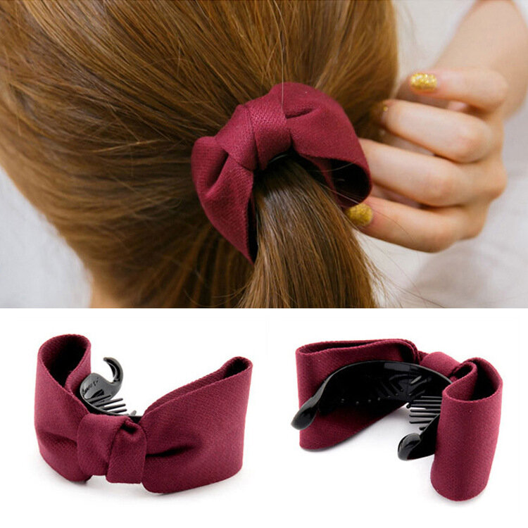 Fashion Korean Brand Hair Clip Bow tie Hair Claws Clips Hair Accessories For Women Girls Hair Crab Clamp Hairpin Headwear
