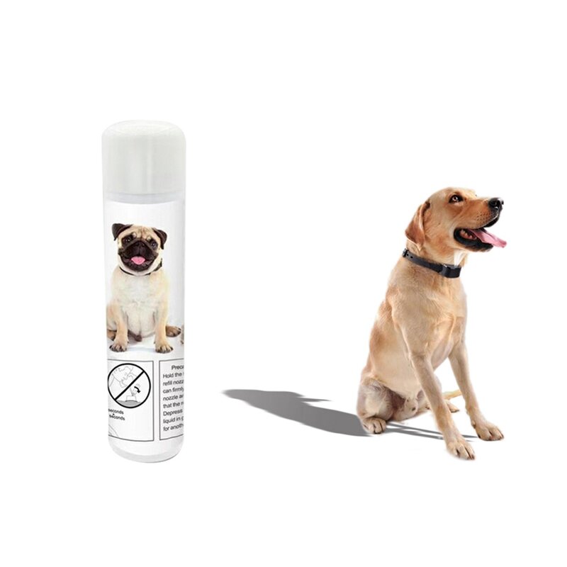Dog Traning Supplies Spray Bark Collar Anti-Bark Device Adjustable Battery Dog Collar with Spray Pet Supply