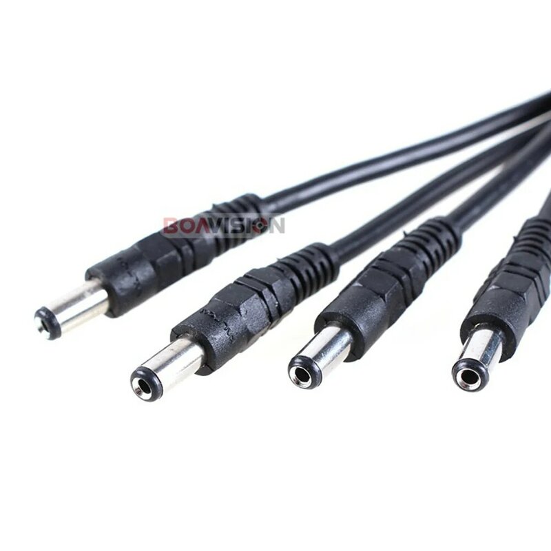 4 In 1 Splitter 5,5x2,1mm Kabel Power Kabel Für CCTV DVR Kamera 1 Zu 4 DC Power 4-Port Splitter Adapter Adapter Kabel