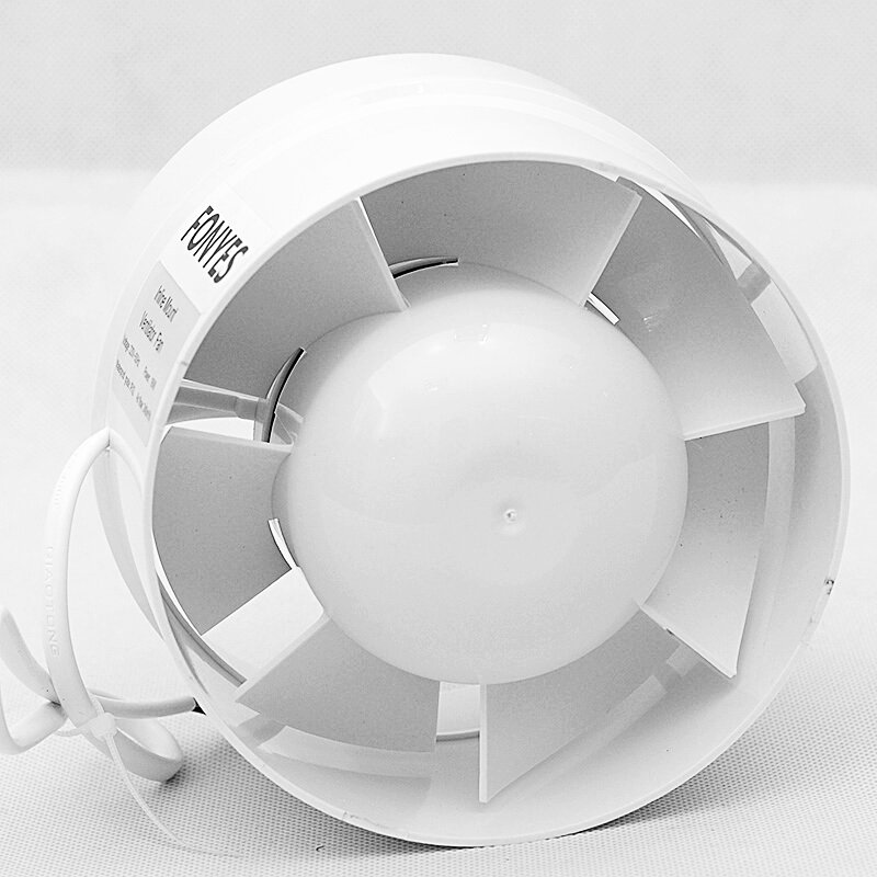 Mini ventilatore da 4 pollici ventilatore da condotto in linea per ventilatore da bagno ventilatore da soffitto aspiratore per tubi ventilatore da parete 100mm 110V