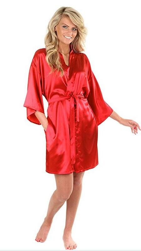 Новый черный китайский женский халат из искусственного шелка, женская одежда для сна, однотонная одежда для сна, размеры S, M, L, XL, XXL, NB032