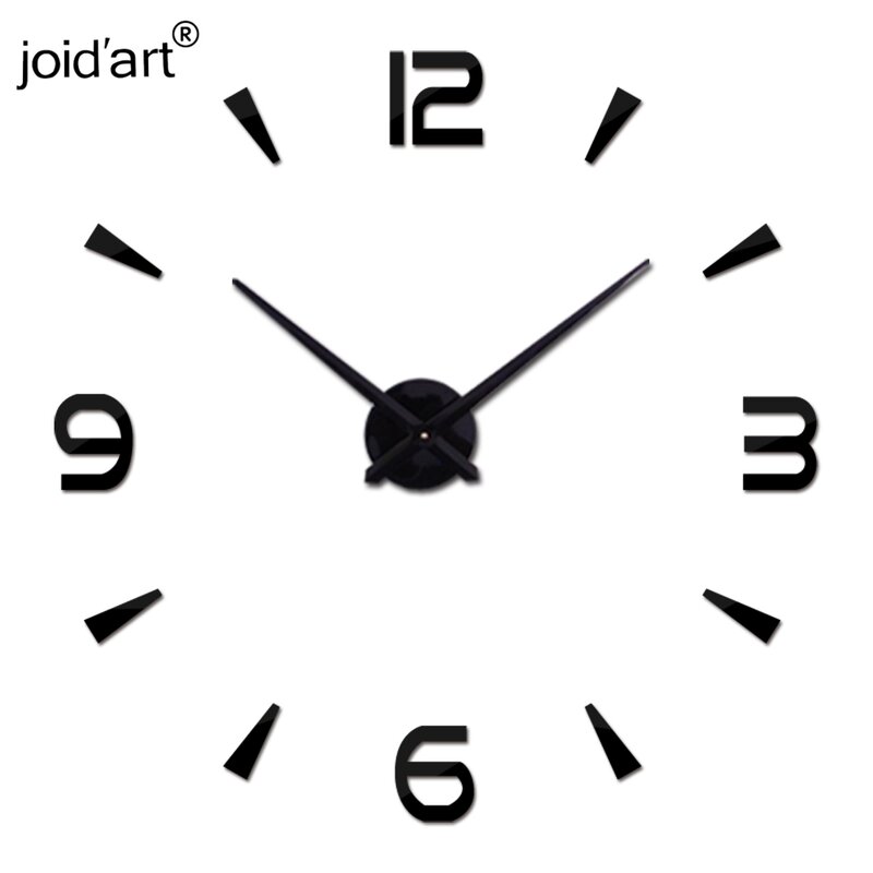 Reloj De Pared acrílico para sala De estar, cronógrafo De cuarzo, pegatinas De espejo 3d modernas, para el hogar, Klok, bricolaje, nuevo