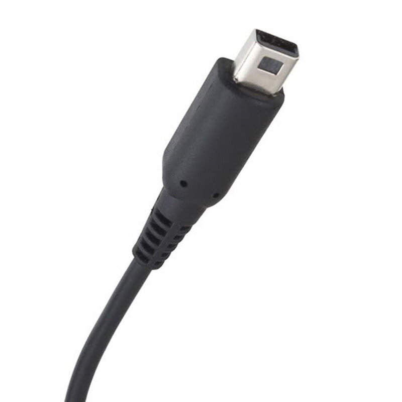 Czarny kabel USB 110cm do synchronizacji USB dla 3DS XL