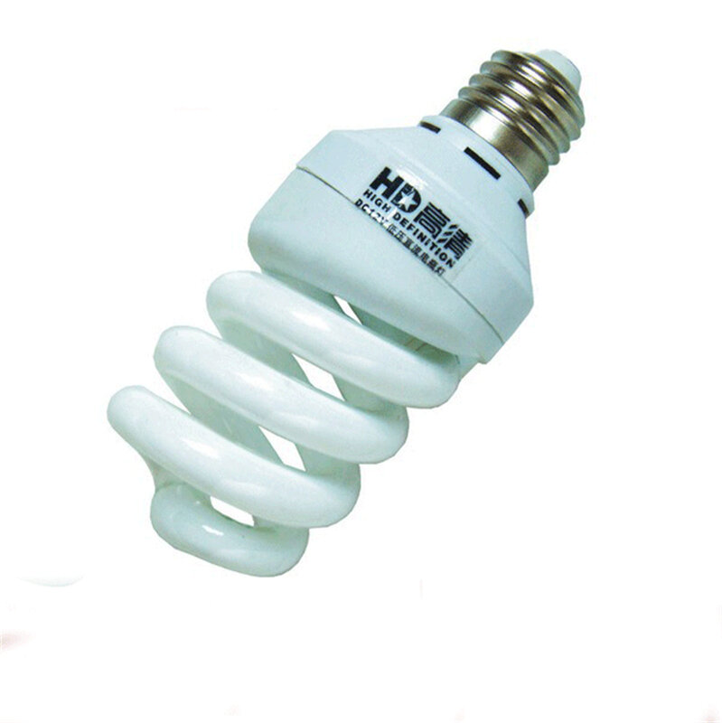 Lámpara de ahorro de energía de Tubo en espiral, bombilla fluorescente para coupé, motocicleta y camión, CC 36V, E27, 36W, 20W
