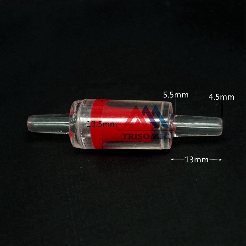 Material de válvula unidireccional GPPS de 4,5mm, válvula antirretorno, válvula plana de fluororubber, grado alimenticio o para agua potable