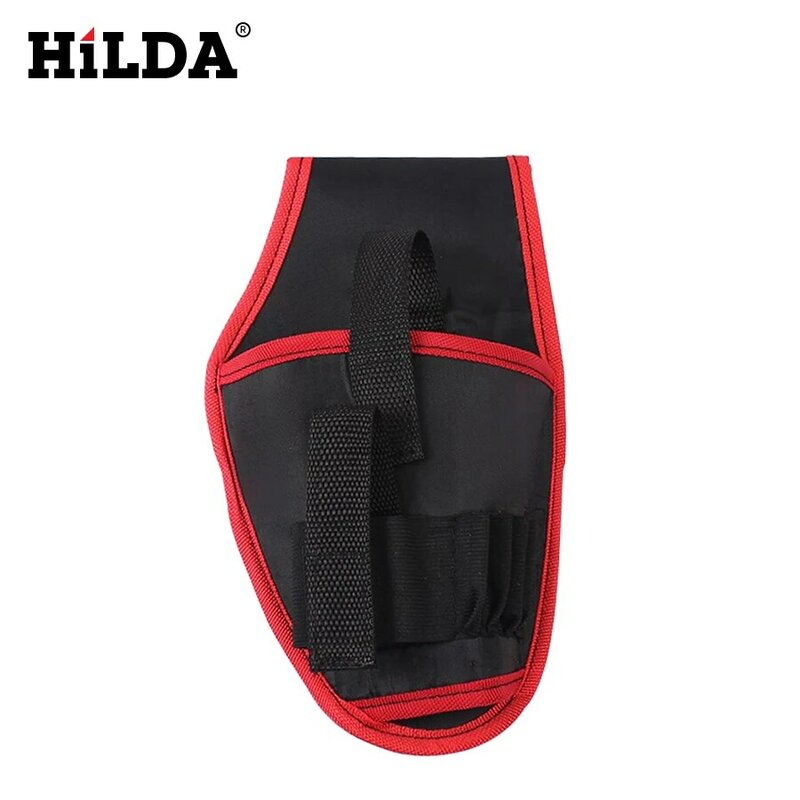 Hilda cintura ferramenta saco para 12 v broca chave de fenda sem fio portátil titular holst ferramenta bolsa acessórios da ferramenta elétrica