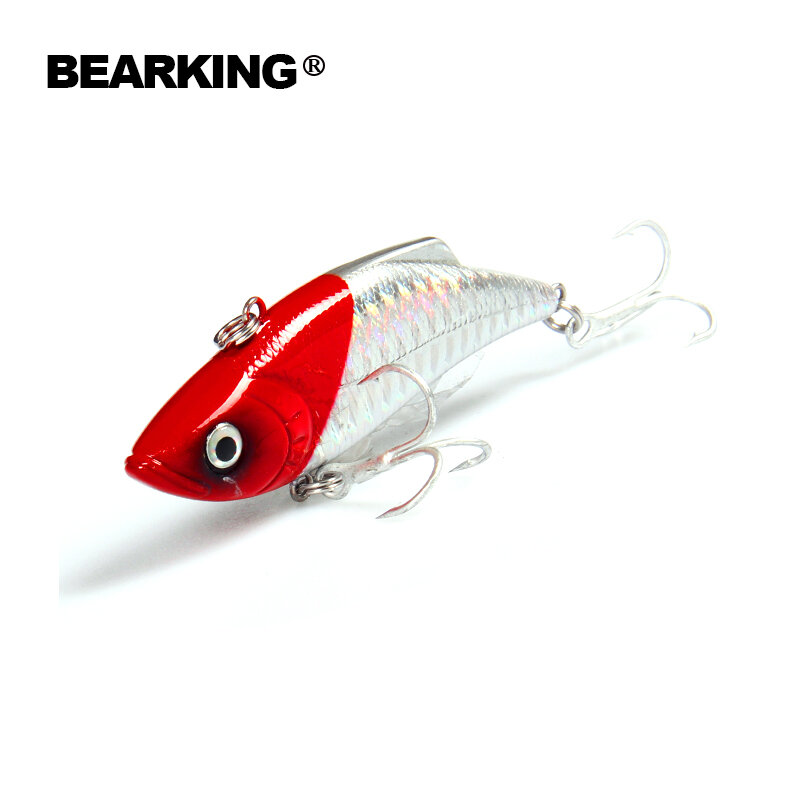 Retial quality bait A+ fishing lures,74mm 13g Bearking different color crank minnow popper hard bait 2017 hot model