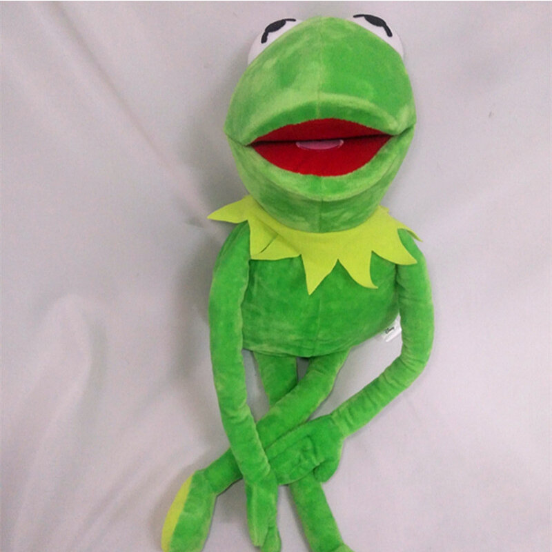Disney The Muppet Show 60cm Kermit frog Puppets pluszowa zabawka lalka wypchane zabawki prezent urodzinowy dla twojego dziecka