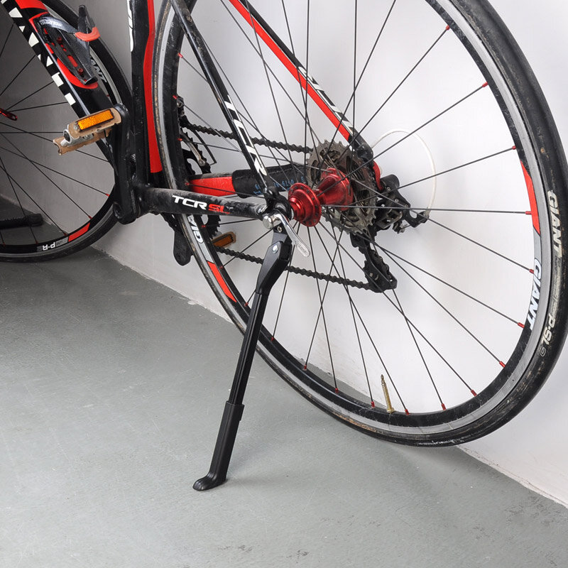 Rower regulowana podpórka rower pobyt stop Aluminium na stojak rowerowy Kick lekkie stojaki MTB Road Bike podnóżek rowerowy