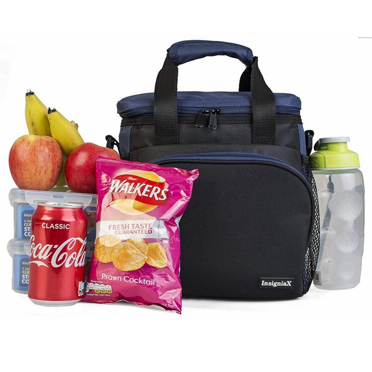 Insigniax Cool Back to School Lunch Box Women Men Boys Thermal Food Grade Fitness Cooler Insulated Lunch Bag for Adults