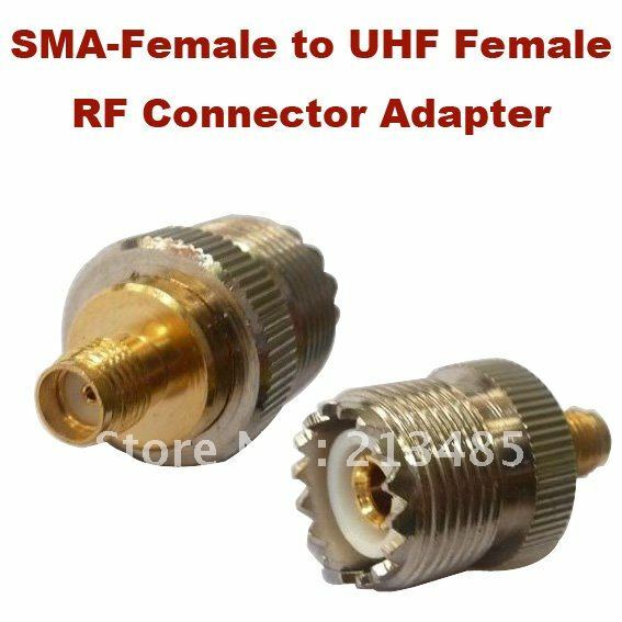 SMA Female to UHF Female RF Connector Adapter