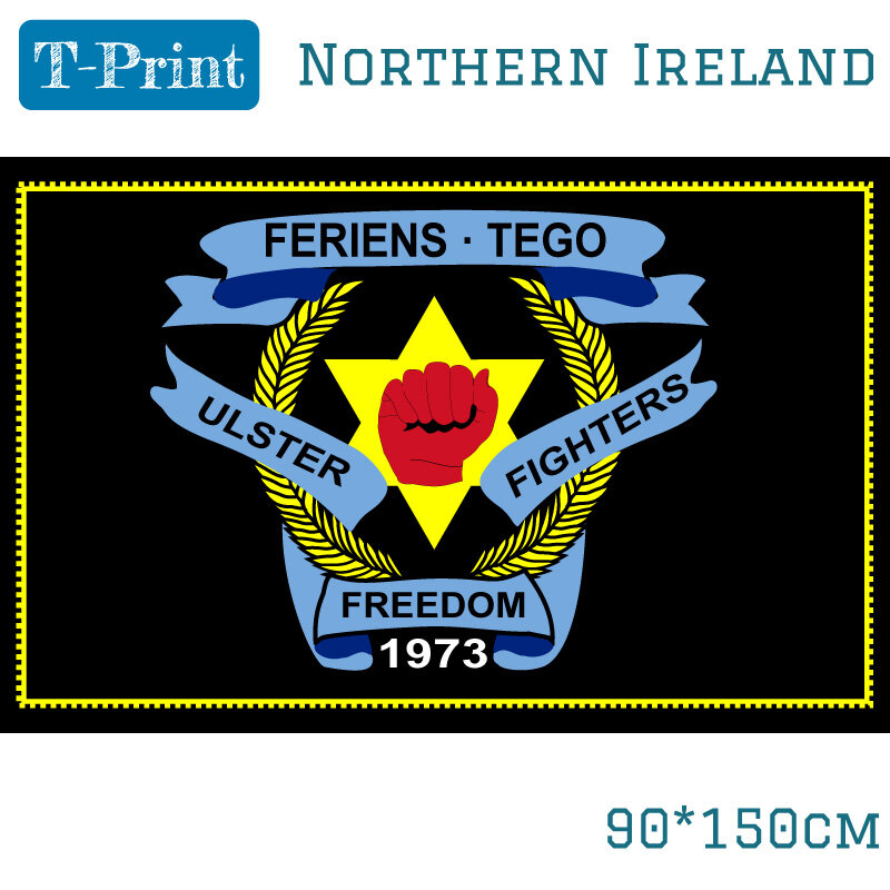 3ft x 5ft Northern Ireland Flag 150* 90cm Ulster Defence Association Flag Polyester Banner