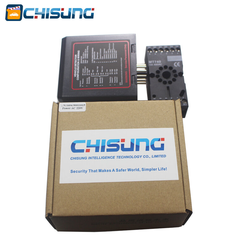 Chisung รถ Barrier Loop เครื่องตรวจจับ PD132 Inductive Loop Detector / Loop Sensor สำหรับรถยนต์ Access