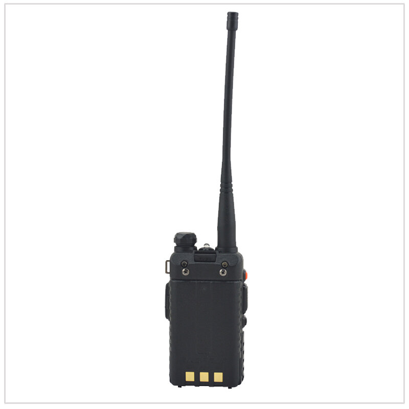 Rádio walkie talkie com tela dupla e rádio de duas vias baofeng dualband 136-174/400 mhz, com fone de ouvido grátis