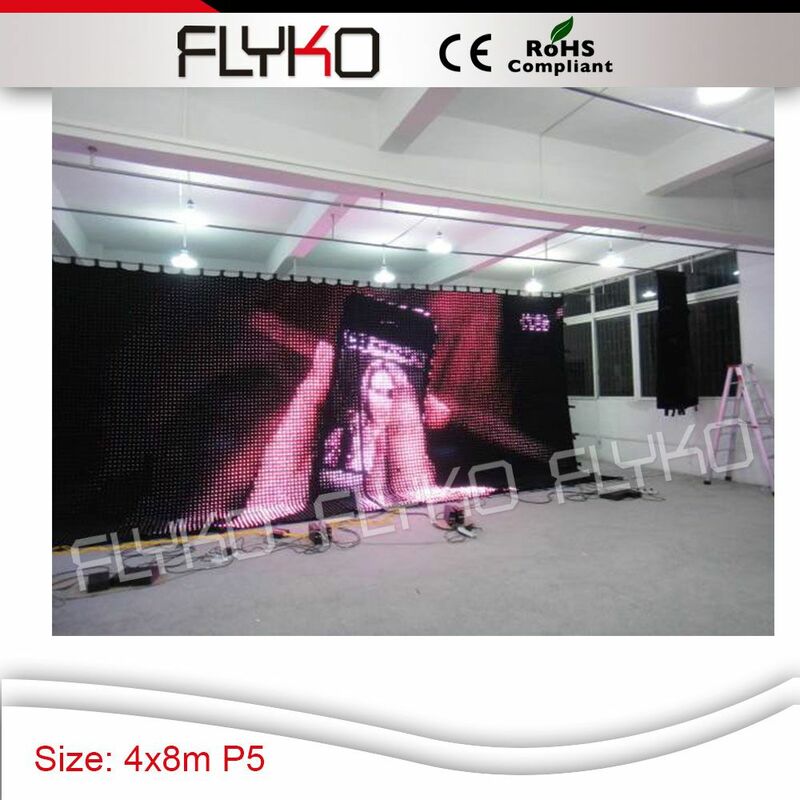 led signs indoor wholesale led video display video curtain