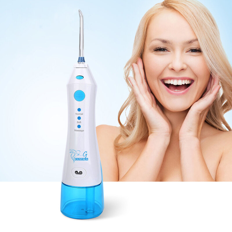 Gustala FC158 220ml Electric Portable Oral Irrigator Dental Flosser Cordless Dental Water Jet SPA Teeth Cleaning Tooth Care