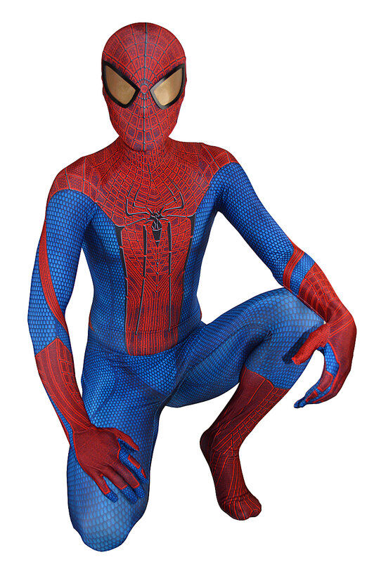 Klassische Film Erstaunliche Spiderman Kostüm Original 3D Drucken Spandex Spiderman Superhero Kostüme Halloween Fullbody Anzug