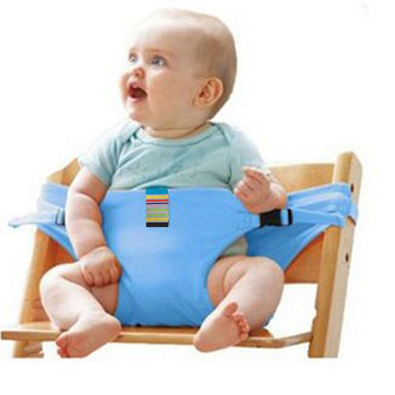 Cinturón para comer portátil para niños cinturón de seguridad Silla de comedor para bebés cinturón auxiliar correa de silla de comedor Wa