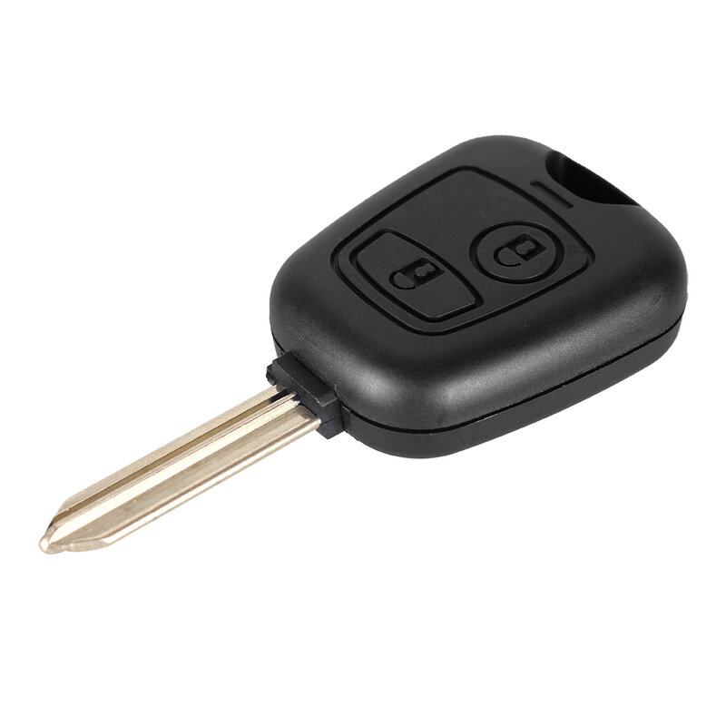 KEYYOU custodia a chiave per auto con telecomando a 2 pulsanti per Citroen C1 C2 C3 Saxo /Xsara /Picasso /Berlingo Uncut Blade Car Key Shell