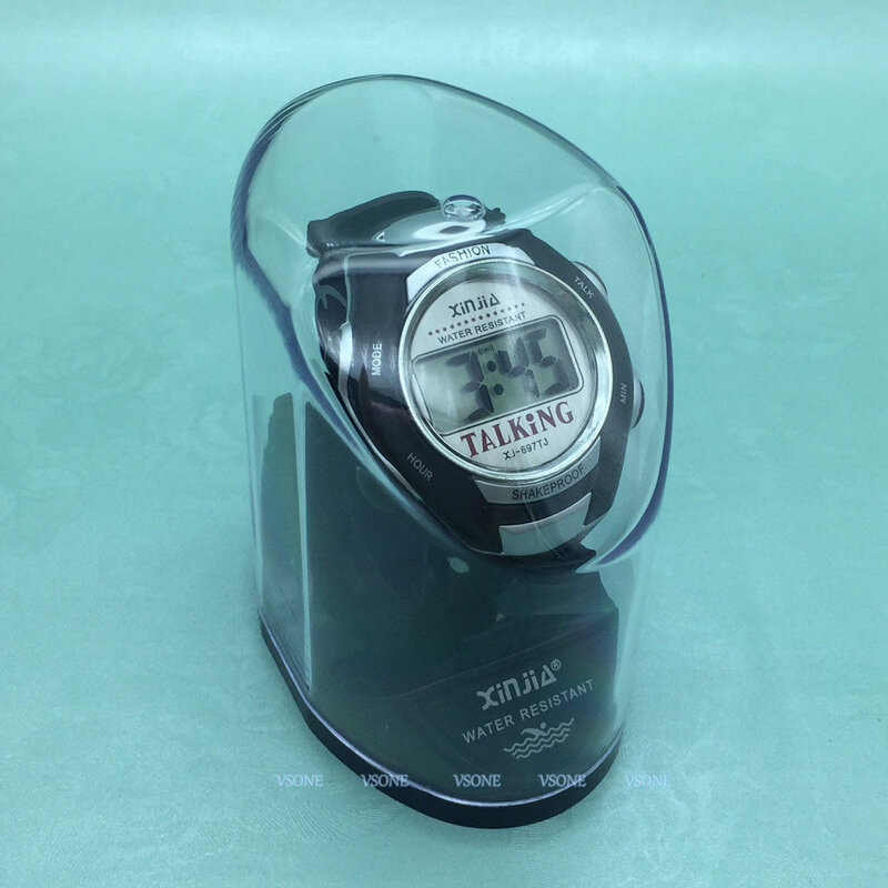 Relógio Digital Falante para Pessoas Cegas, Implante Visualmente Pessoas com Alarme, Japonês
