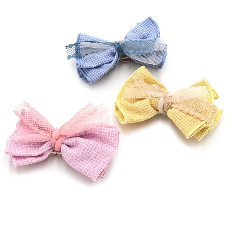 Dog Bow Hairpin Headdress Cat Pet Bowknot Hair Clip Teddy Pet Grooming Accessories for girls baby