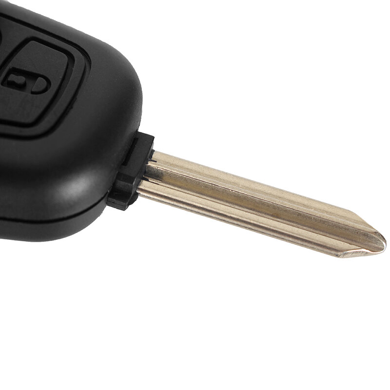 KEYYOU custodia a chiave per auto con telecomando a 2 pulsanti per Citroen C1 C2 C3 Saxo /Xsara /Picasso /Berlingo Uncut Blade Car Key Shell