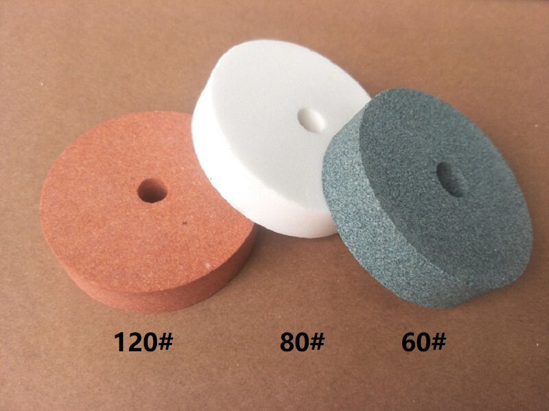 New 3" 75*ID10mm 3pcs/lot Grinding Wheel Polishing Pad Abrasive Disc Stone Nylon Wool Wheel For Bench Grinders Metal Working