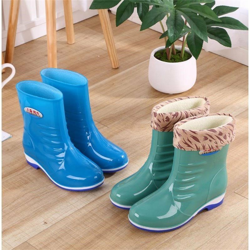 Stivali da pioggia da donna in stile giapponese stivali da pioggia femminili in gomma impermeabili estivi scarpe stivali antiscivolo