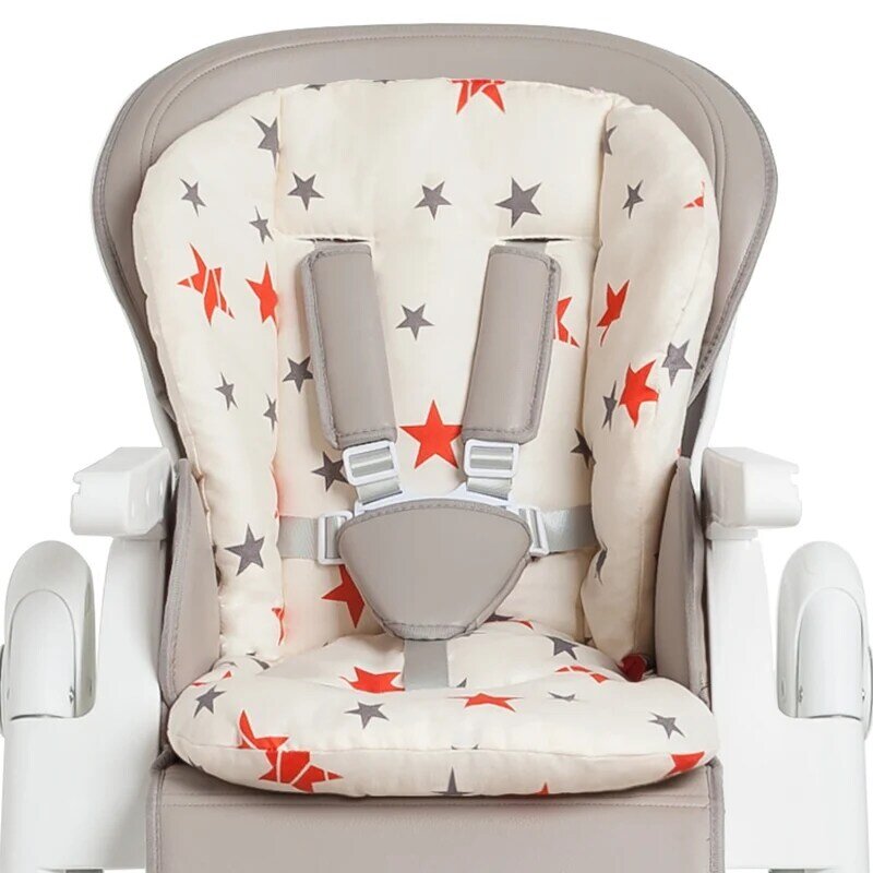 Funda Universal para asiento de cochecito de bebé, alfombrilla de algodón para carrito de bebé, cojín para silla alta, almohadillas de forro para cochecito de bebé