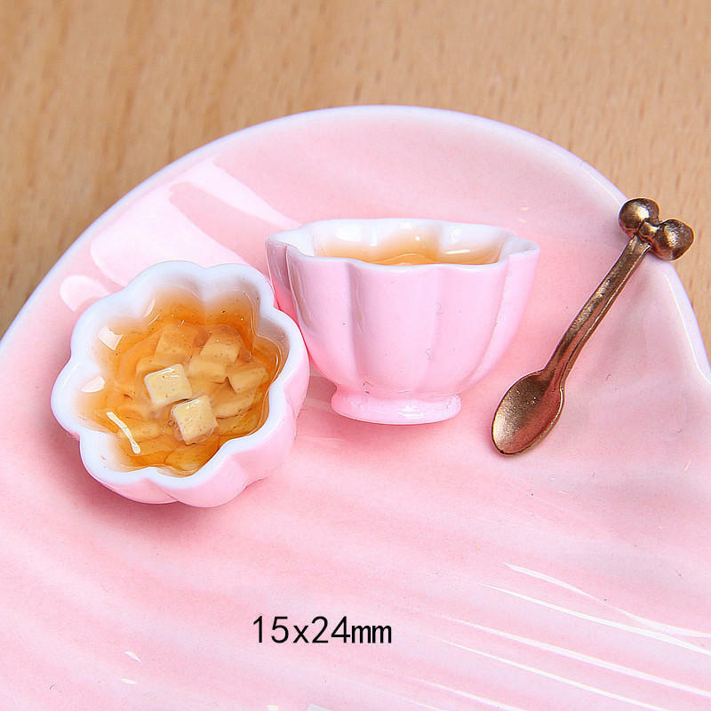 Minicasa de muñecas en miniatura para niños, juguetes de cocina china, comida falsa para Blyth, 1:12, 5 unids/lote