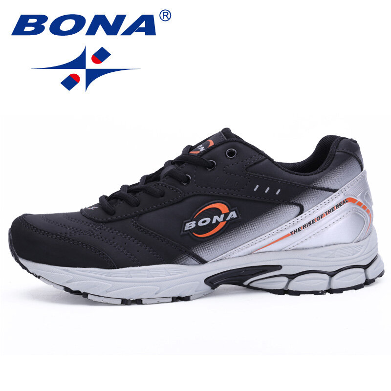 BONA-Tênis de corrida confortáveis para homens e mulheres, tênis de caminhada ao ar livre, calçados esportivos, novo estilo