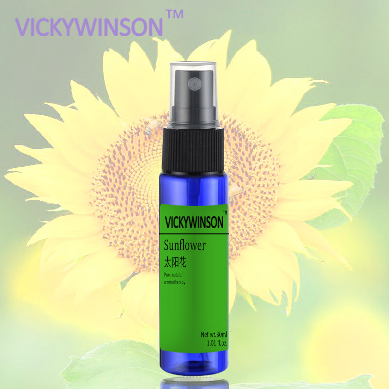 Spray antiperspirante para axilas, flor do sol, odor corporal, limpeza, spray desodorante 30ml