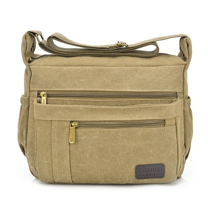 Gorąca klasyczna męska torba na ramię, męska Vintage Canvas School wojskowe torebki podróżne torba Bolsas sac główna wysoka jakość
