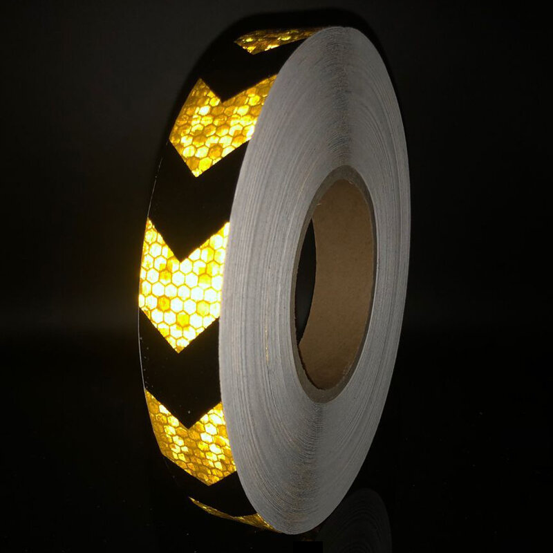 Reflective Warning Tape With Arrow Printing For Car Safety