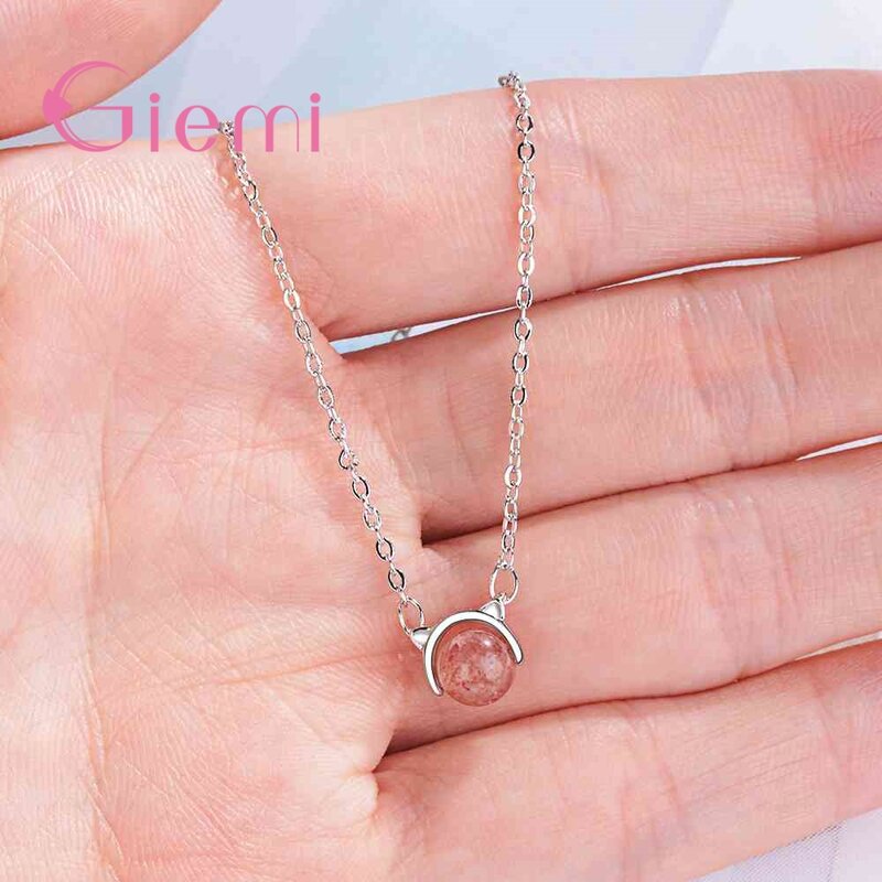 Original 925 Sterling Silver Women Pendants & Necklaces Cute Animal Jewelry for Wedding Party Best Gifts Hot Sale