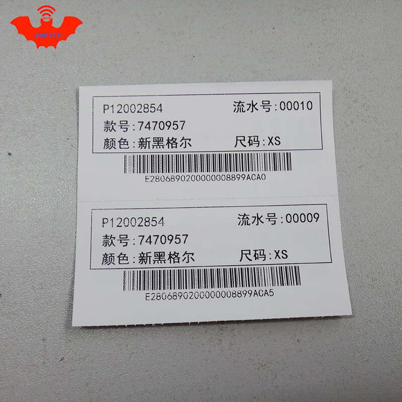 UHF RFID Etiqueta de lavandería lavable Chip de ropa imprimible 915mhz 868mhz 860-960M NXP Ucode7 EPC Gen2 6C tarjeta inteligente etiquetas RFID pasivas