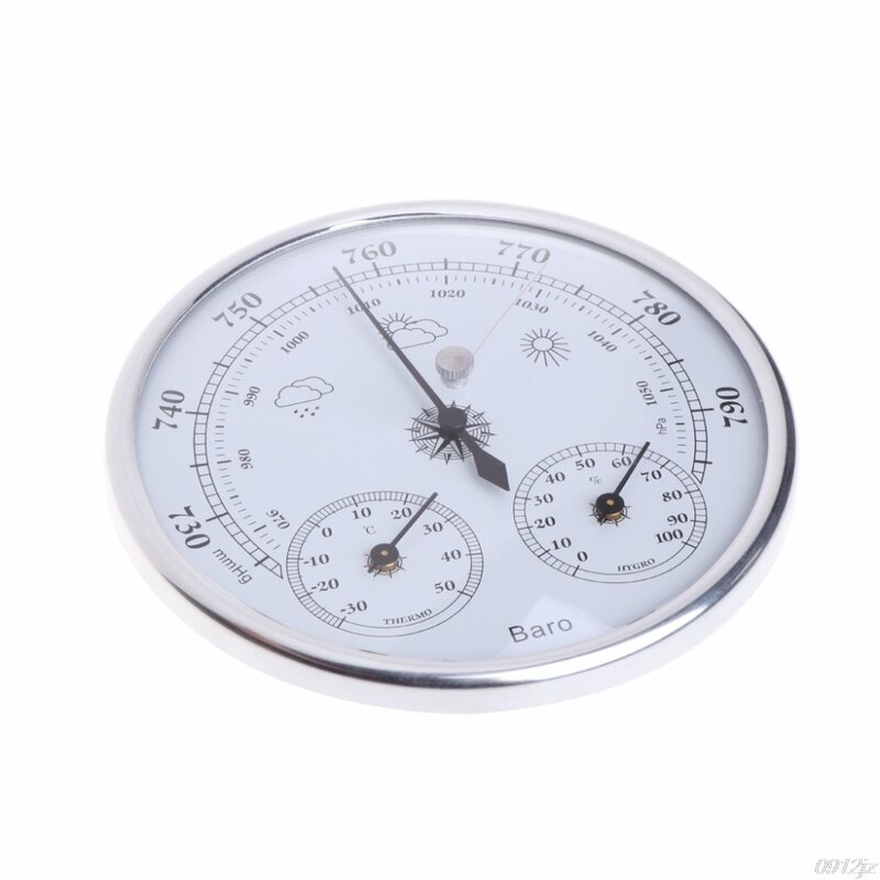 Wandmontage Huishouden Thermometer Hygrometer Hoge Nauwkeurigheid Manometer Air Weer Instrument Barometers Nieuwe Drop Schip