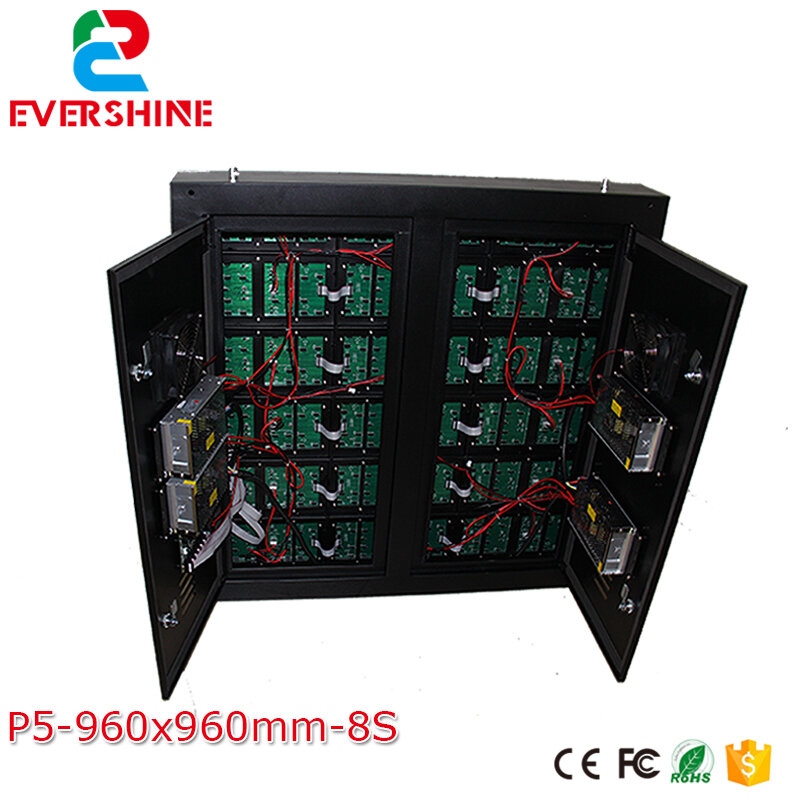 HD smd led display outdoor p5 led display modules Fixed installation video outdoor waterproof led billboard p5 advertising