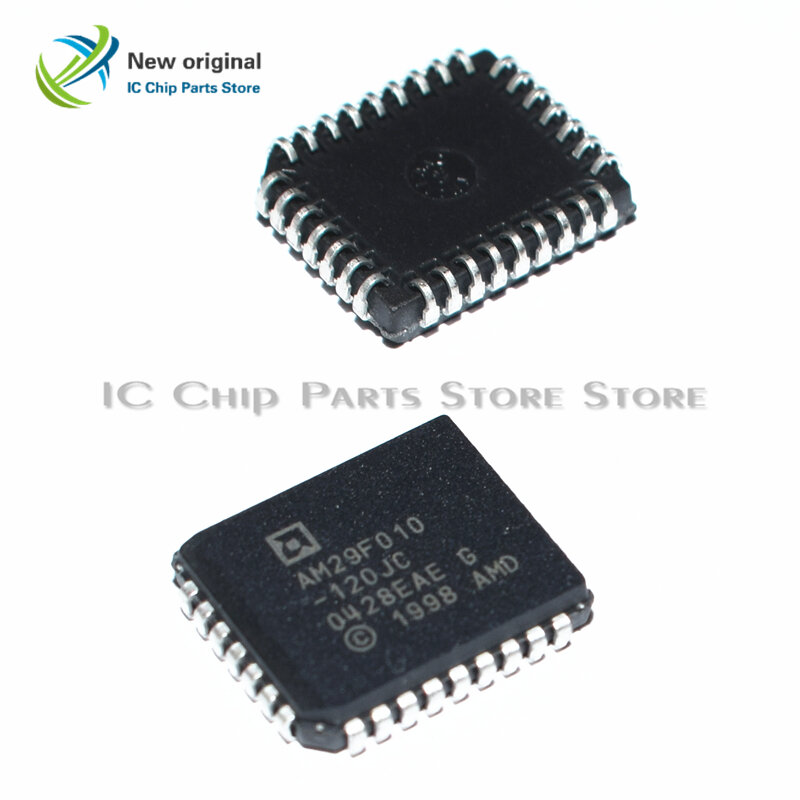 Puce IC intégrée PLCC32 AM29F010, 10 pièces, AM29F010-120JC, nouvelle puce originale