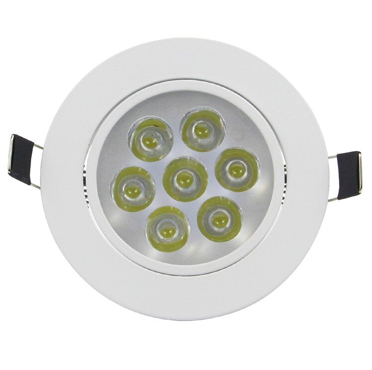 Luz descendente LED regulable 9 w 12 w 15 W 21 W 27 W 36 W blanco shell luces para el hogar iluminación de cocina para sala de estar de baño