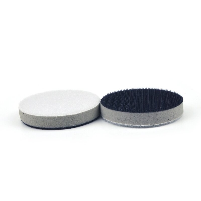 2 STUKS 3 Inch (75mm) hoge Dichtheid Spons Oppervlak Bescherming Interface Pads voor 3 "Back-up Schuren Pad en Klittenband Schuren discs