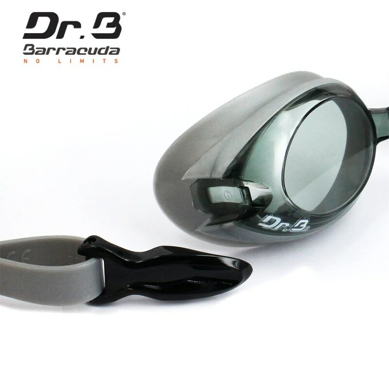 Barracuda Dr.B Optical Hyperopia Swimming Goggles +1.0 to +3.0 Farsighted Lenses #92295 Grey