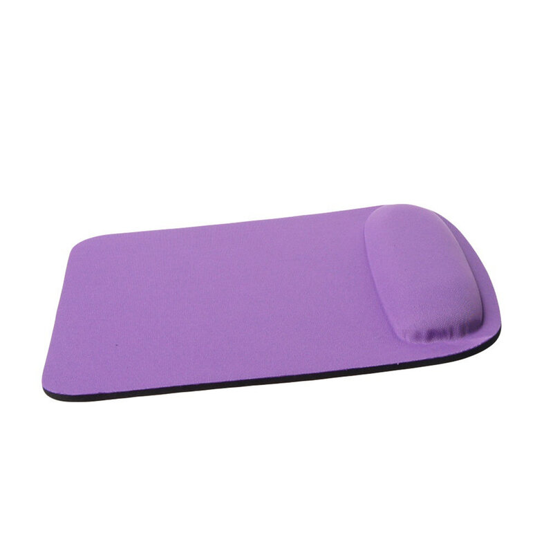Grande canto redondo Gaming Mouse Pad, Tecido protegido de pulso macio, EVA PU, esteira colorida, presente antiderrapante